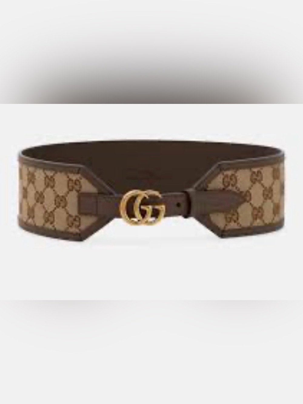 Gucci - GG Marmont Supreme canvas belt - Like New